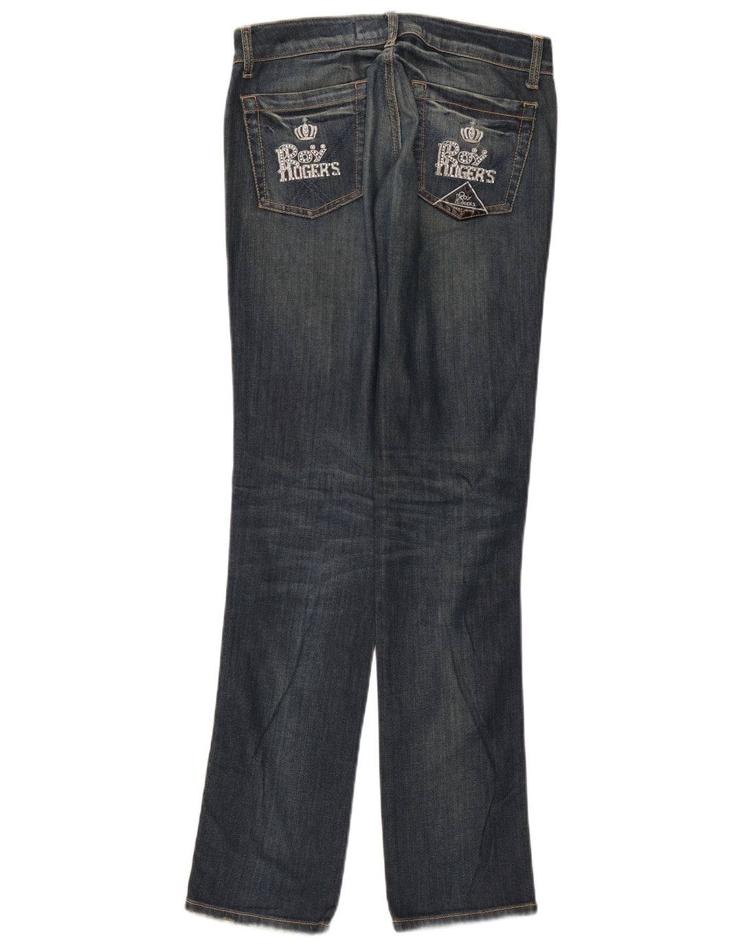 Roy Rogers Womens Straight Jeans W30 L33 Navy Blue