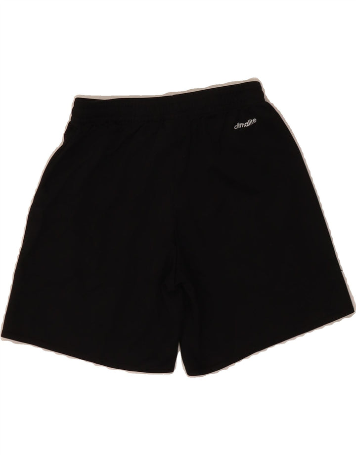 ADIDAS Boys Climalite Sport Shorts 9-10 Years  Black Polyester Vintage Adidas and Second-Hand Adidas from Messina Hembry 