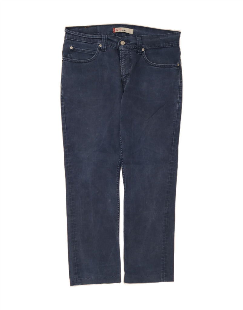 LEVI'S Mens 511 Slim Jeans W34 L28 Blue Cotton Vintage Levi's and Second-Hand Levi's from Messina Hembry 