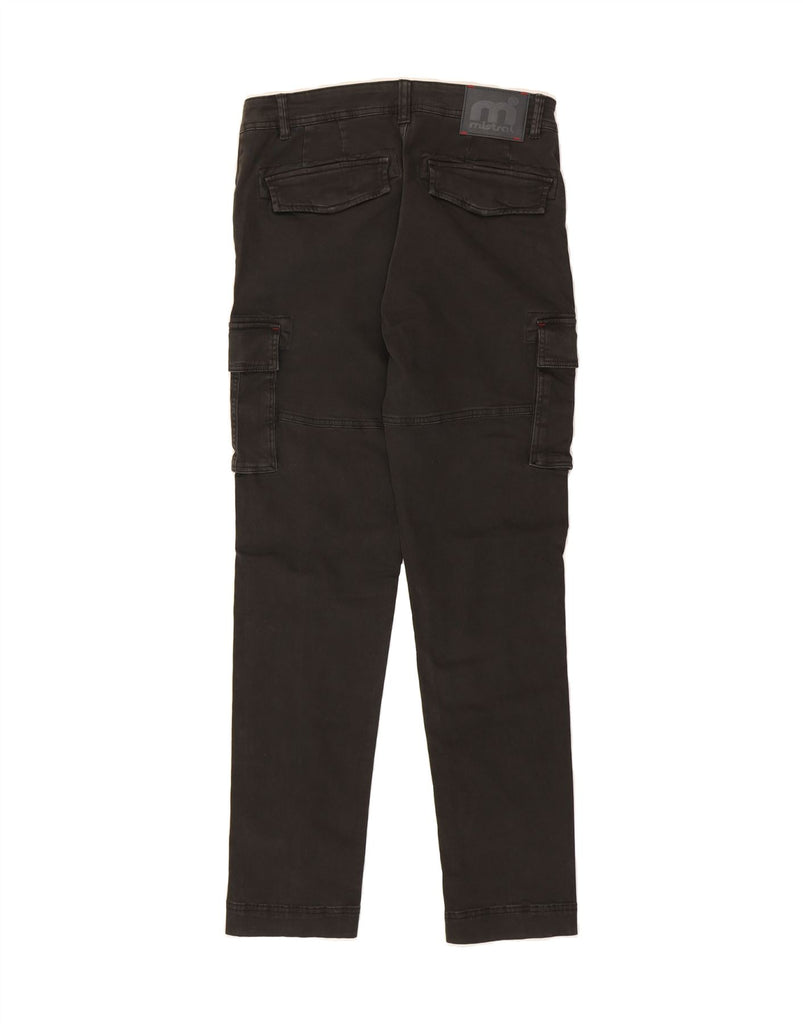 MISTRAL Mens Slim Cargo Trousers IT 48 Medium W32 L32 Grey Cotton Vintage Mistral and Second-Hand Mistral from Messina Hembry 