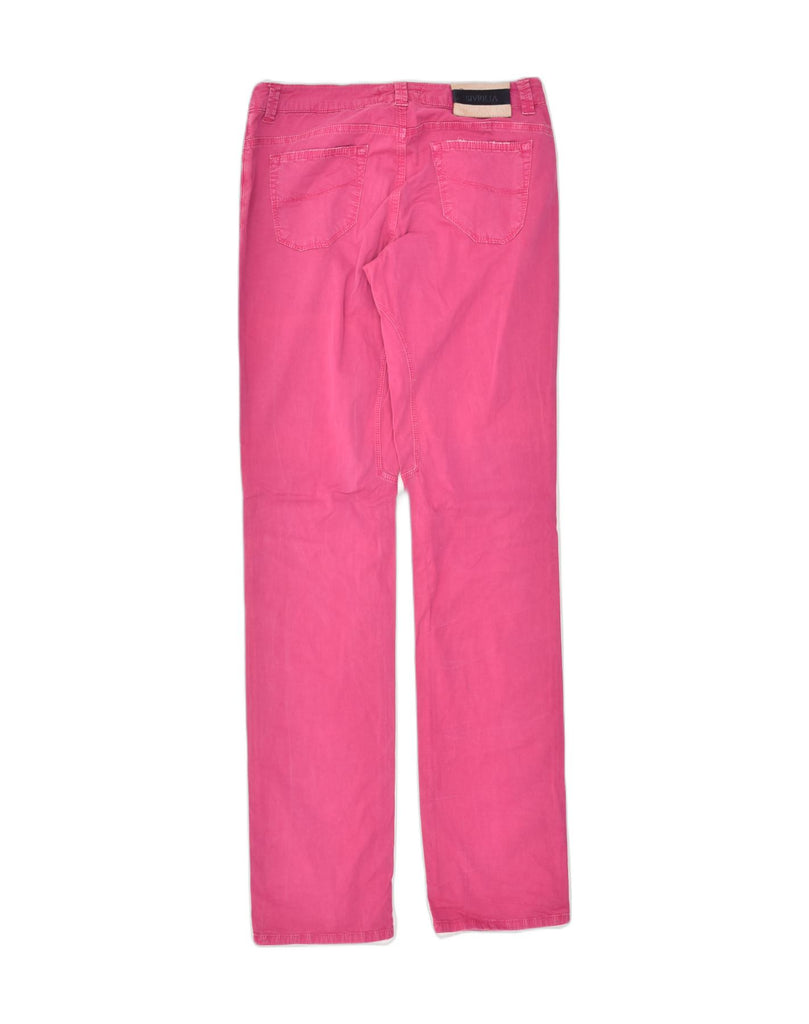 SIVIGLIA Womens Straight Casual Trousers W29 L34 Pink Cotton | Vintage SIVIGLIA | Thrift | Second-Hand SIVIGLIA | Used Clothing | Messina Hembry 