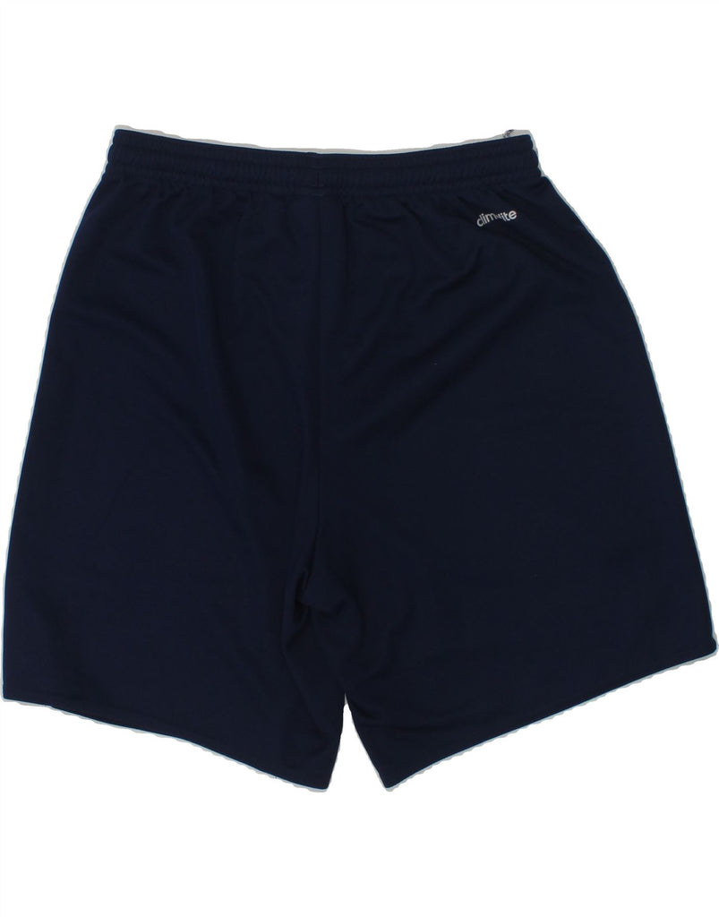 ADIDAS Boys Climalite Sport Shorts 11-12 Years Navy Blue Polyester | Vintage Adidas | Thrift | Second-Hand Adidas | Used Clothing | Messina Hembry 