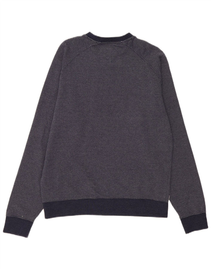 Tommy Hilfiger Mens Sweatshirt Jumper Medium Navy Blue Cotton
