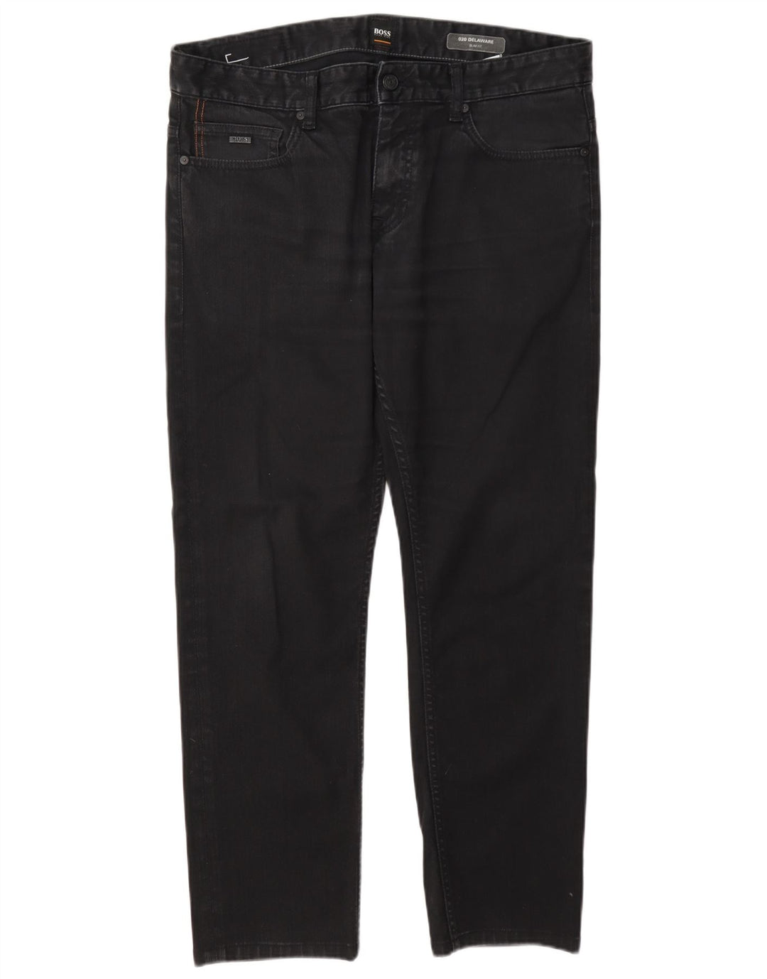 Hugo Boss Mens Delaware Slim Jeans W34 L29 Grey Cotton