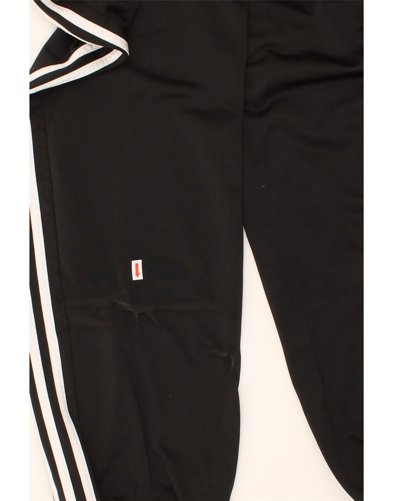 ADIDAS Boys Graphic Tracksuit Trousers Joggers 15-16 Years Black Polyester | Vintage Adidas | Thrift | Second-Hand Adidas | Used Clothing | Messina Hembry 