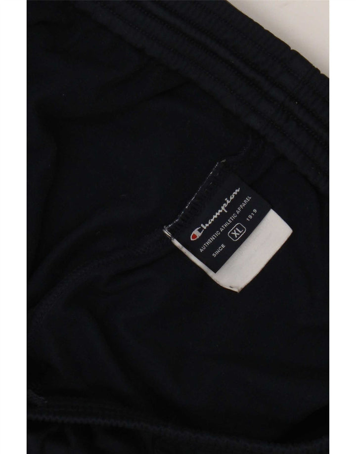 Champion Mens Tracksuit Trousers XL Navy Blue Polyester