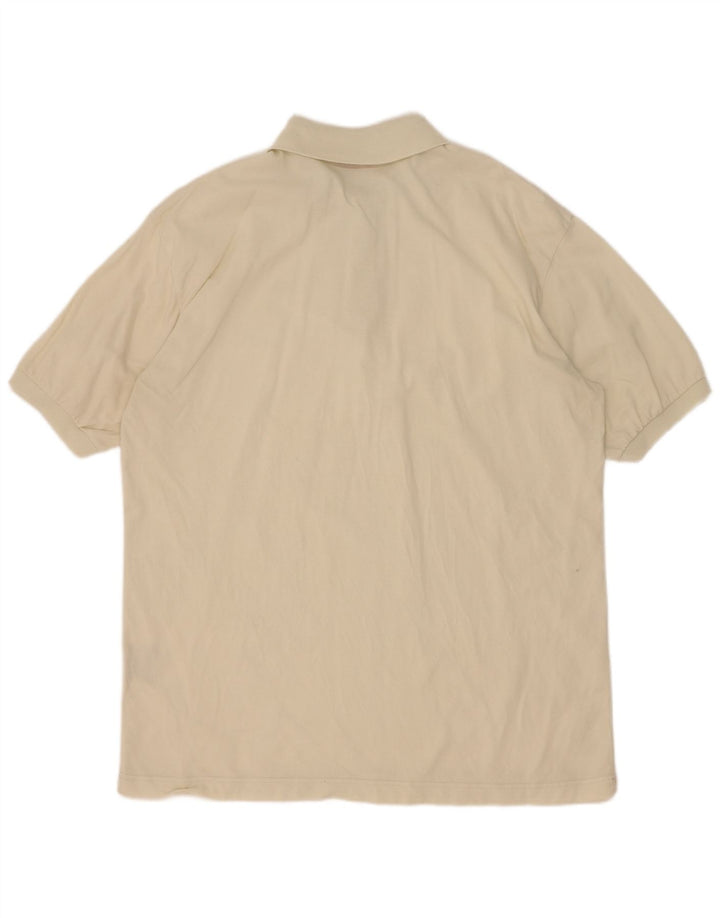 Kappa Mens Polo Shirt 2XL Beige Cotton