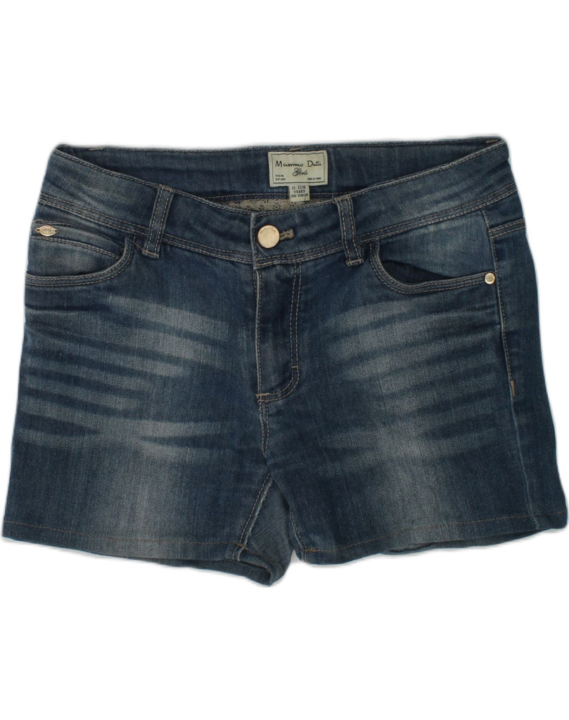 MASSIMO DUTTI Girls Denim Shorts 11-12 Years W28 Blue Cotton | Vintage Massimo Dutti | Thrift | Second-Hand Massimo Dutti | Used Clothing | Messina Hembry 