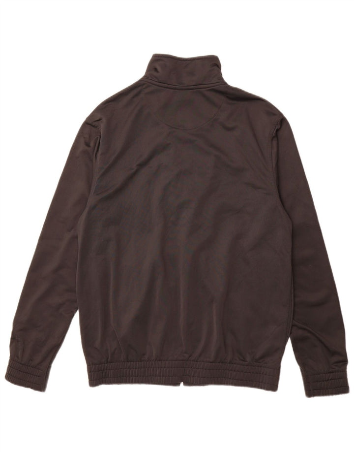 RUSSELL ATHLETIC Mens Tracksuit Top Jacket Small Black Striped Polyester
