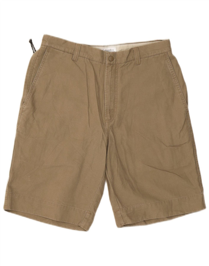 Columbia Mens Cargo Shorts W32 Medium  Khaki Cotton