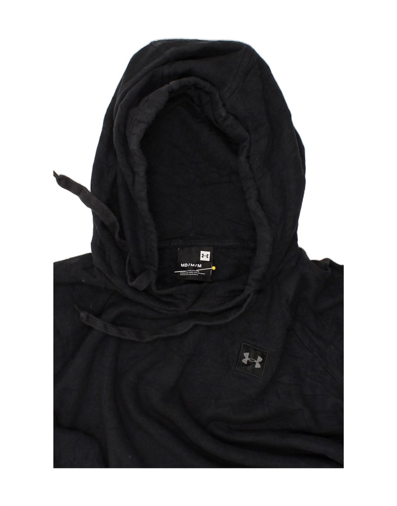 UNDER ARMOUR Womens Hoodie Jumper UK 14 Medium Black | Vintage Under Armour | Thrift | Second-Hand Under Armour | Used Clothing | Messina Hembry 