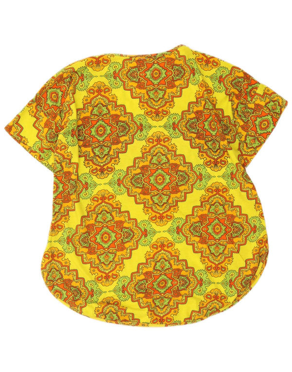 Best Company Womens California Graphic T-Shirt Top UK 18 XL Yellow Ikat