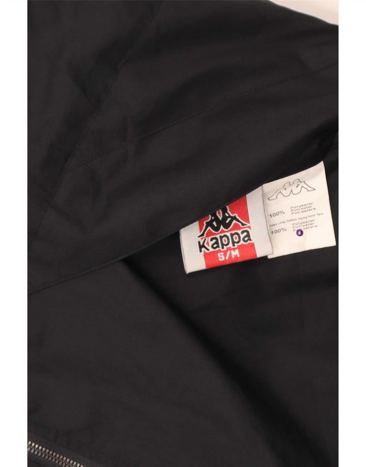 Kappa Mens Hooded Reversible Jacket UK 36 Small Black Polyester