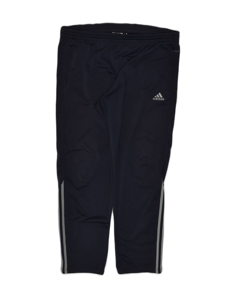 ADIDAS Mens Tracksuit Trousers UK 40/42 Medium Navy Blue Polyester | Vintage Adidas | Thrift | Second-Hand Adidas | Used Clothing | Messina Hembry 