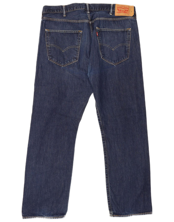 Levi's Mens 501 Straight Jeans W40 L32 Navy Blue