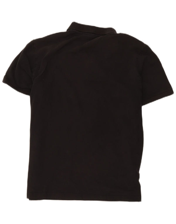 Puma Mens Polo Shirt Large Black Cotton