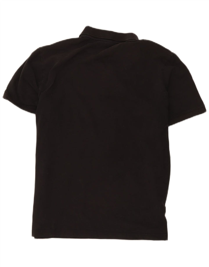 Puma Mens Polo Shirt Large Black Cotton