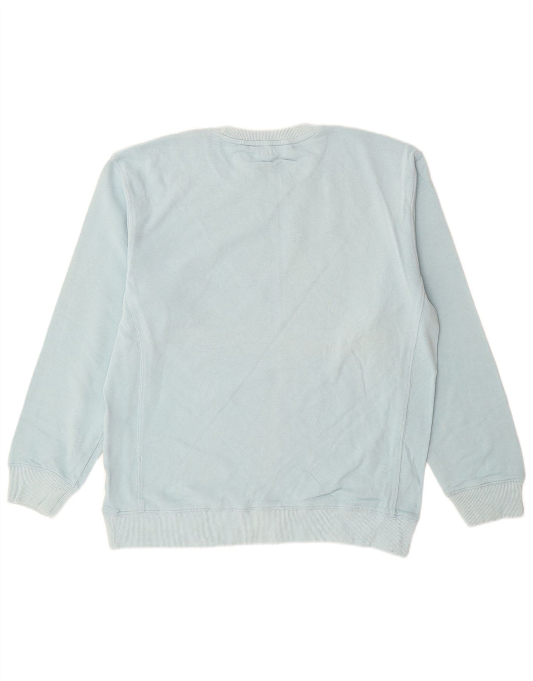 LEE Mens Regular Fit Sweatshirt Jumper Medium Blue Cotton