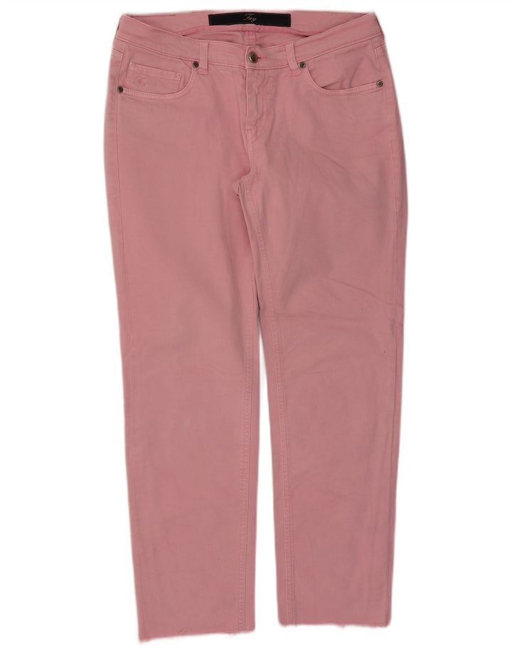 Fay Womens Straight Jeans W31 L27 Pink Cotton