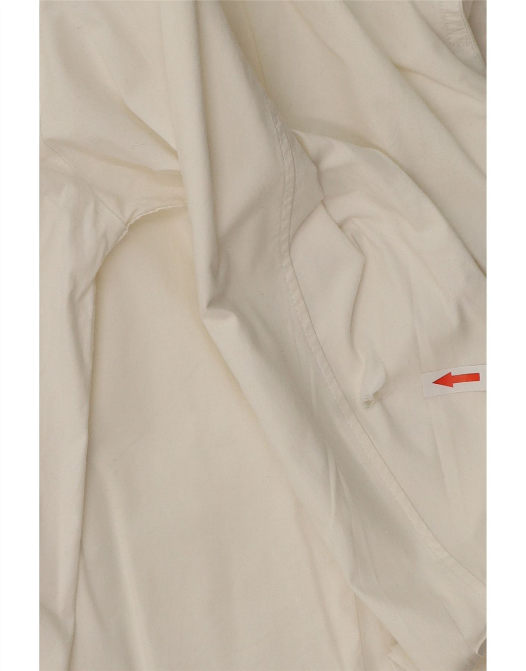 Tommy Hilfiger Mens Shirt Medium Off White Cotton