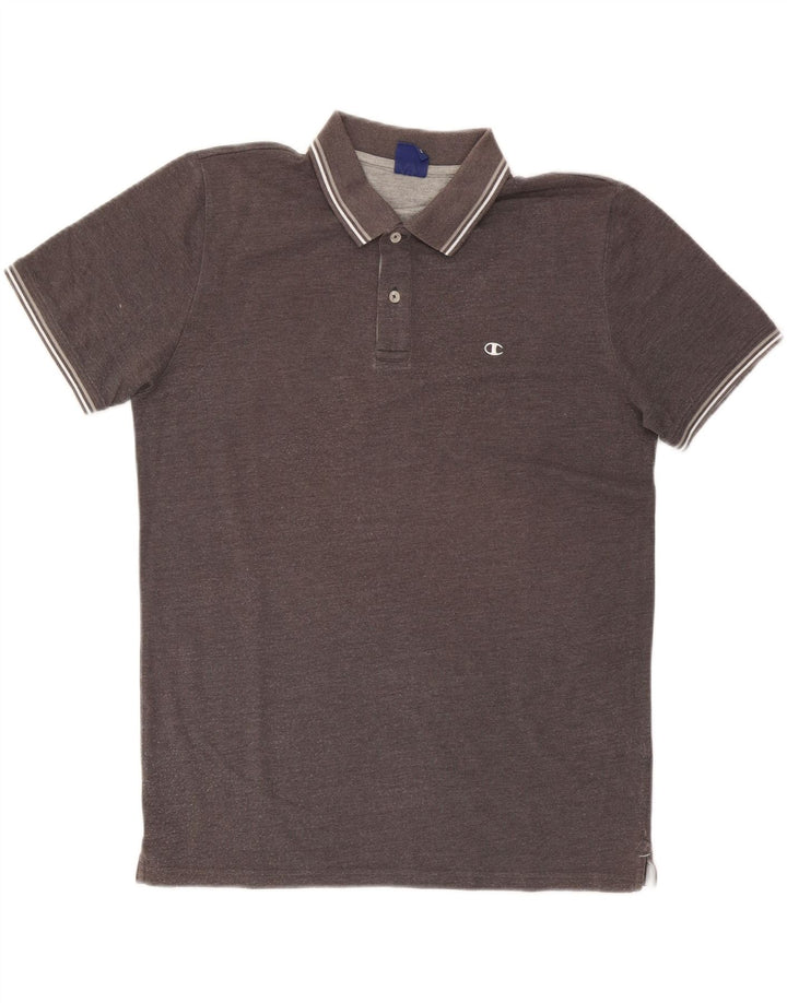 Champion Mens Polo Shirt Large Grey