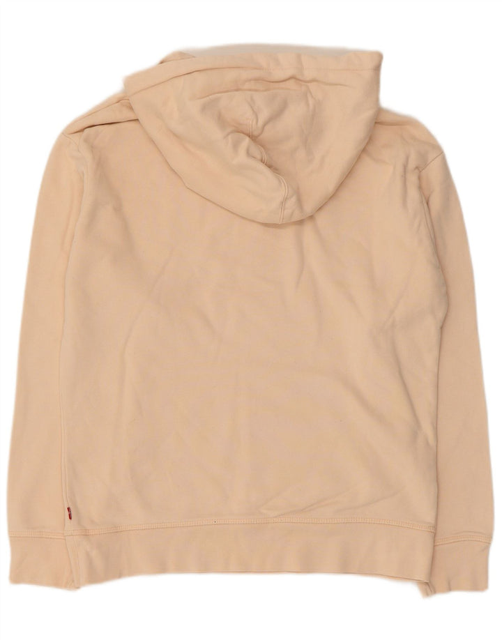 Levi's Mens Hoodie Jumper Small Beige Cotton