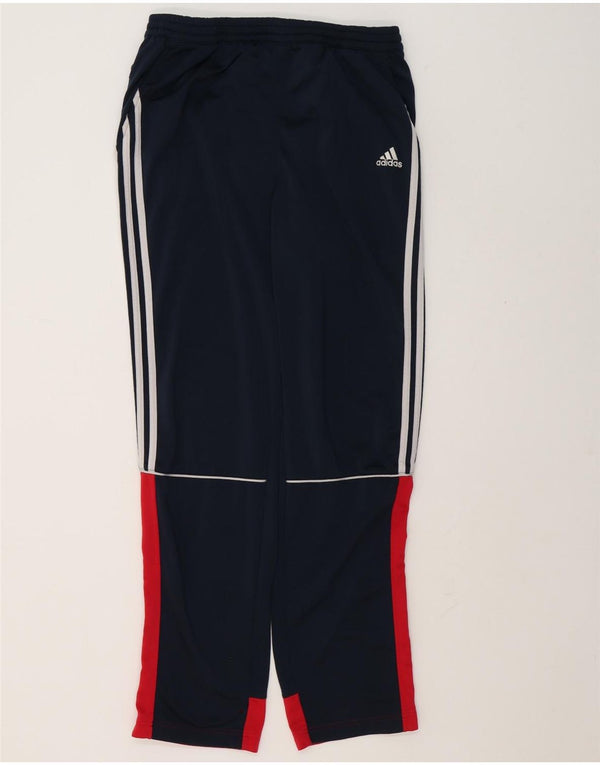 Adidas Mens Tracksuit Trousers Joggers UK 44/46 Large Navy Blue Colourblock