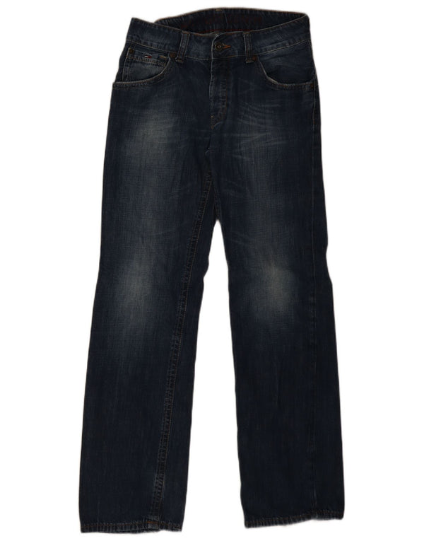 Tommy Hilfiger Womens Straight Jeans W30 L34 Navy Blue Cotton