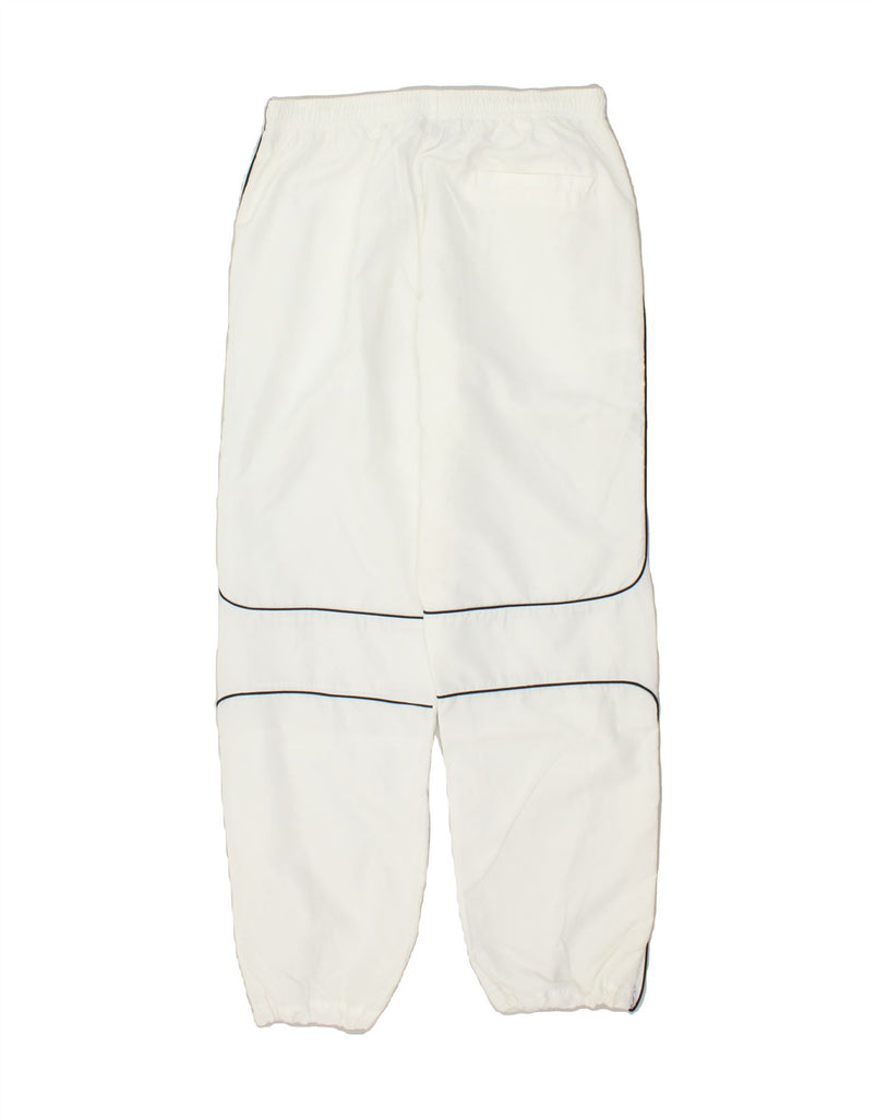 FILA Womens Tracksuit Trousers UK 14 Large White | Vintage Fila | Thrift | Second-Hand Fila | Used Clothing | Messina Hembry 