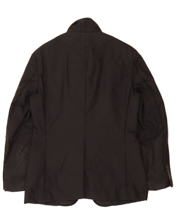 REFRIGIWEAR Mens Windbreaker Jacket IT 48 Medium Black Nylon Vintage Refrigiwear and Second-Hand Refrigiwear from Messina Hembry 