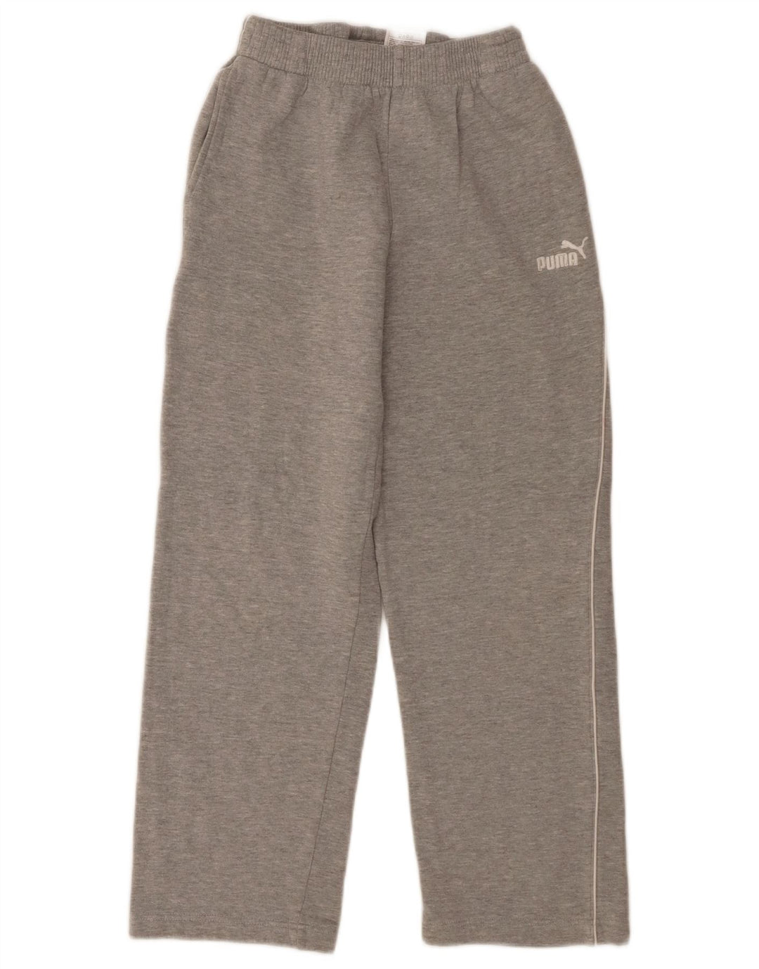 Puma Boys Tracksuit Trousers 13-14 Years Large Grey Cotton