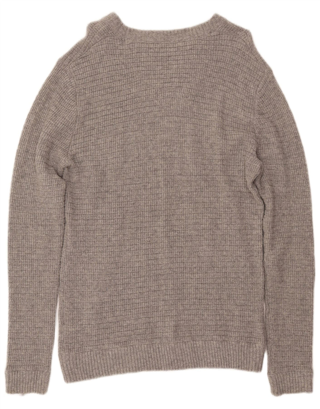 Crew Clothing Mens Crew Neck Jumper Sweater Large Grey Wool