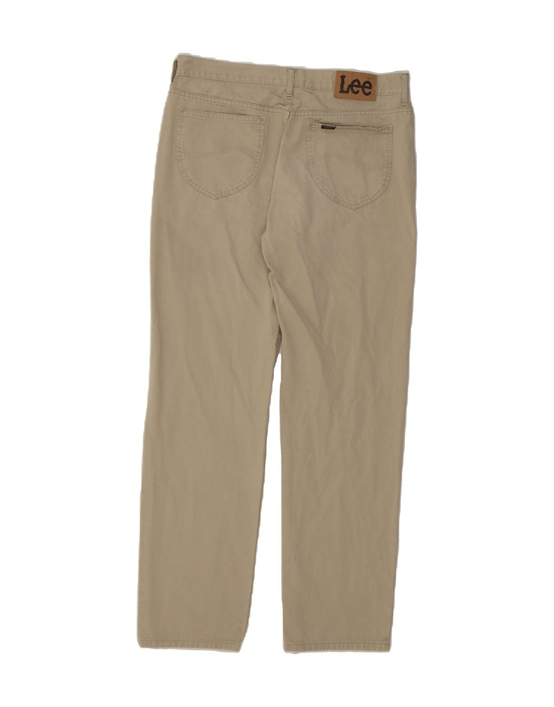 LEE Mens Chicago Straight Jeans W36 L34 Beige Cotton Vintage Lee and Second-Hand Lee from Messina Hembry 