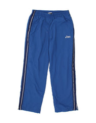 ASICS Mens Tracksuit Trousers Large  Blue Polyester