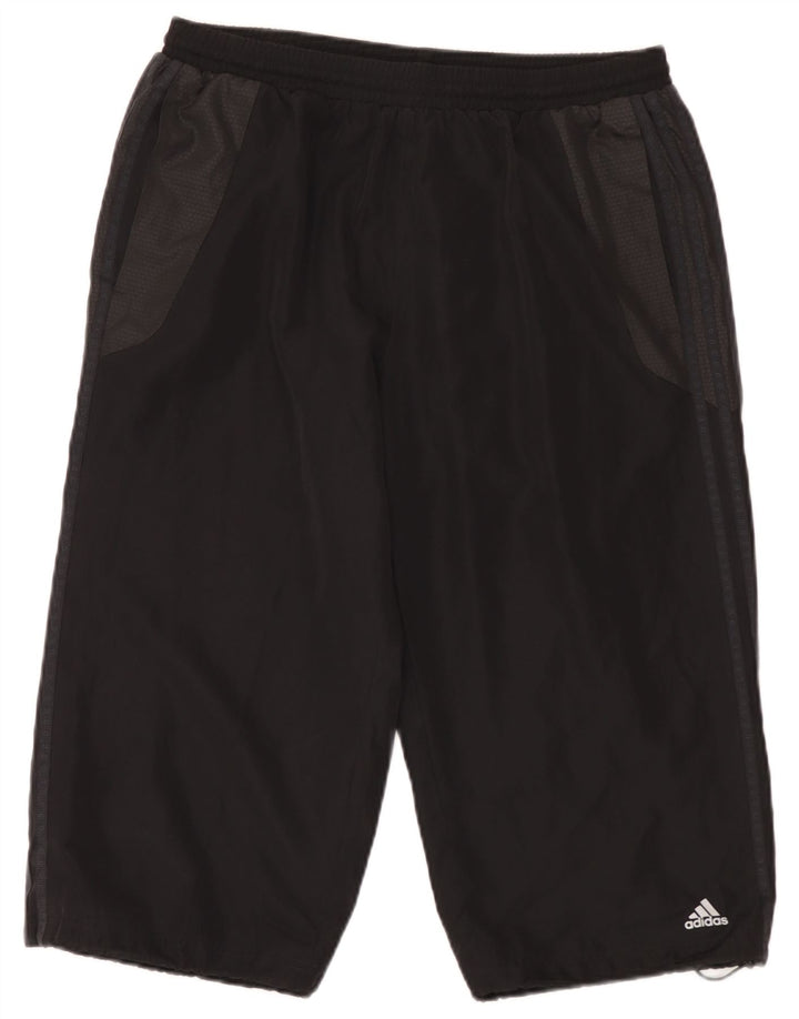 Adidas Mens Climacool Bermuda Sport Shorts Large Black Colourblock