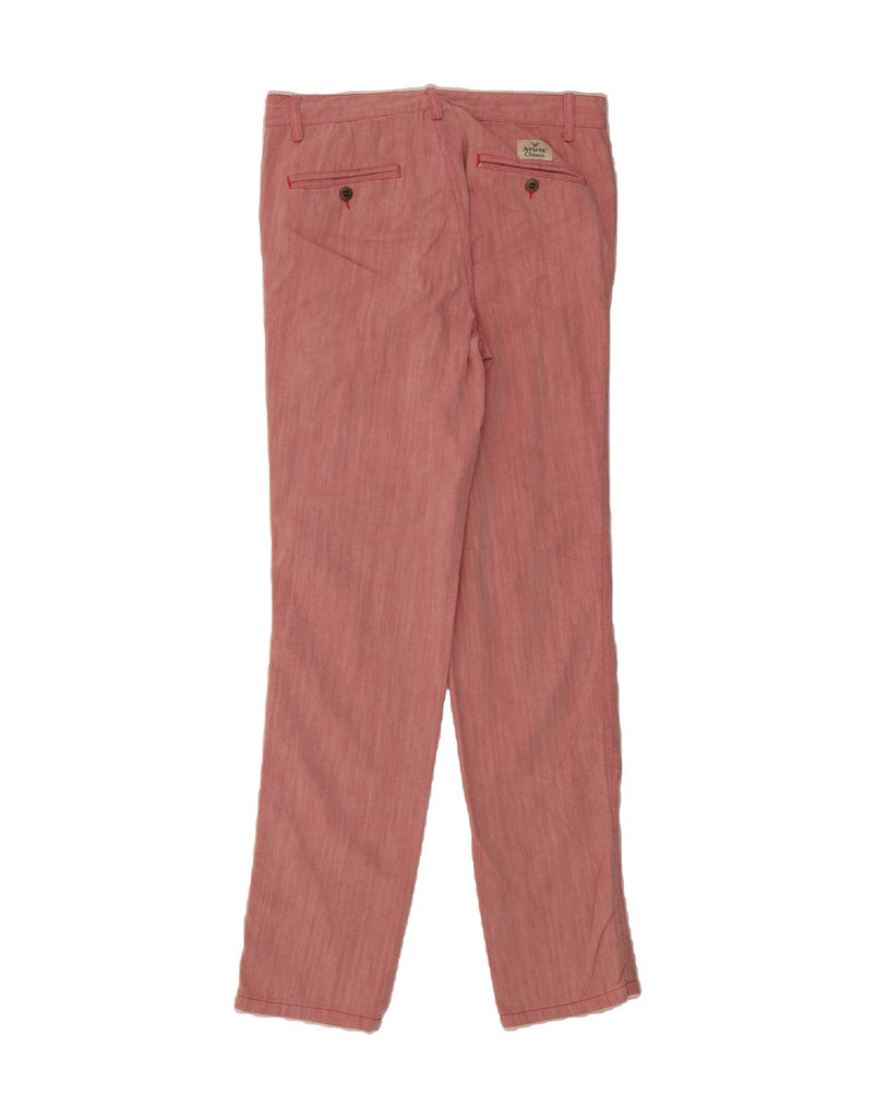 AVIREX Mens Tapered Chino Trousers W32 L34 Pink Cotton Vintage Avirex and Second-Hand Avirex from Messina Hembry 