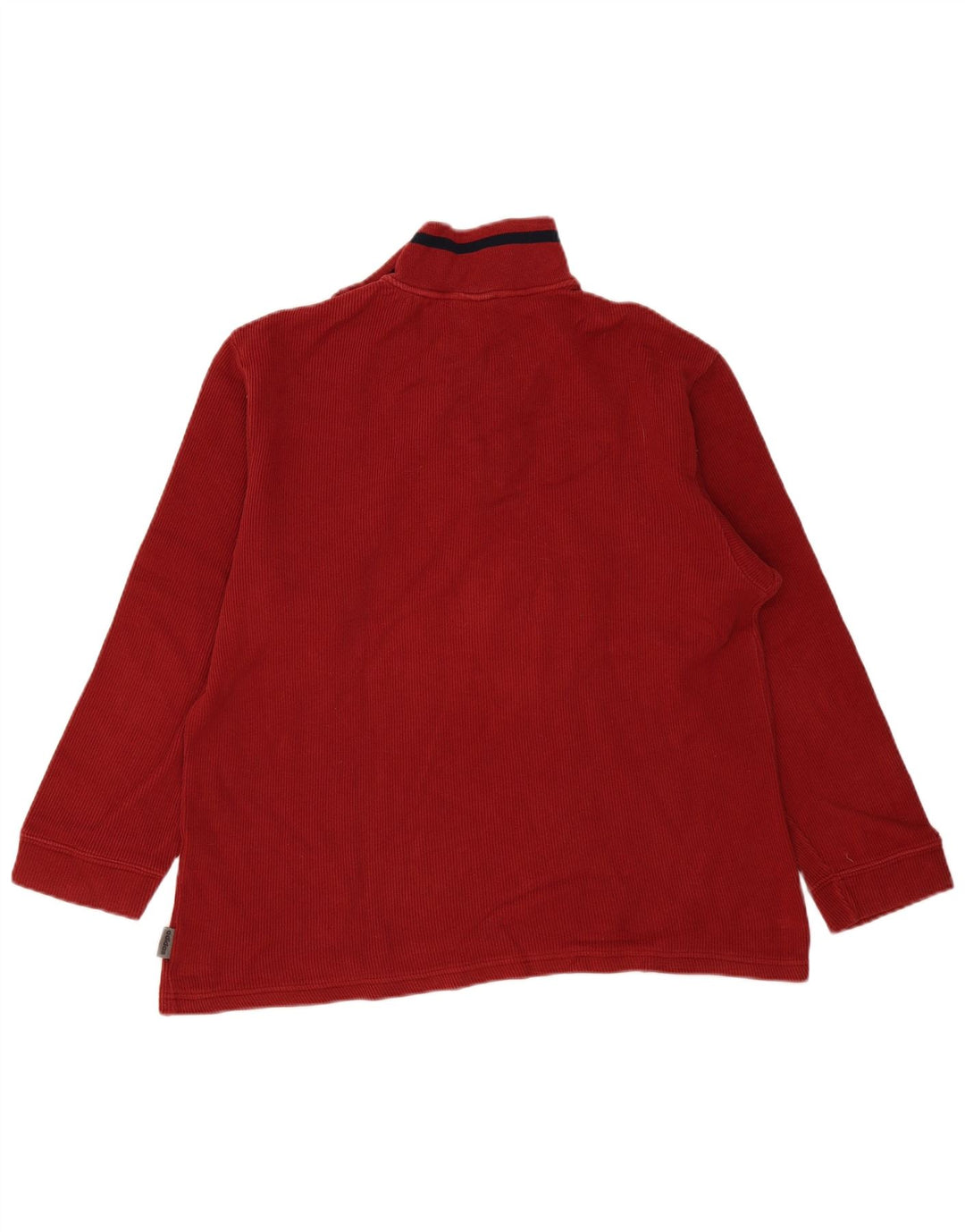 Adidas Mens Zip Neck Sweatshirt Jumper Medium Red