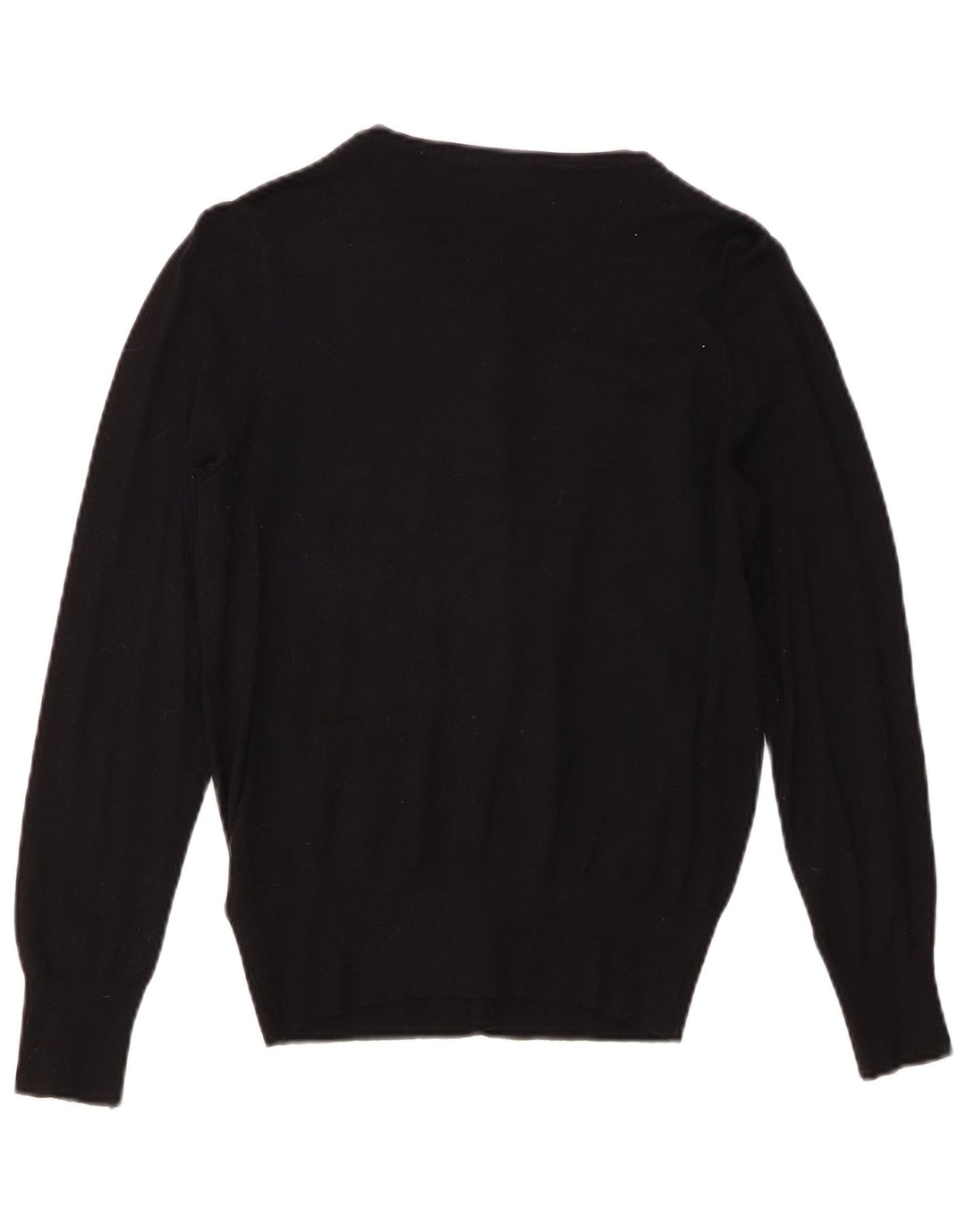 Marks & Spencer Womens Cardigan Sweater UK 10 Small Black Viscose