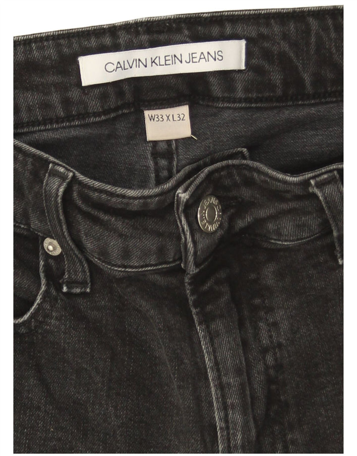 Calvin Klein Mens Skinny Jeans W33 L32 Grey