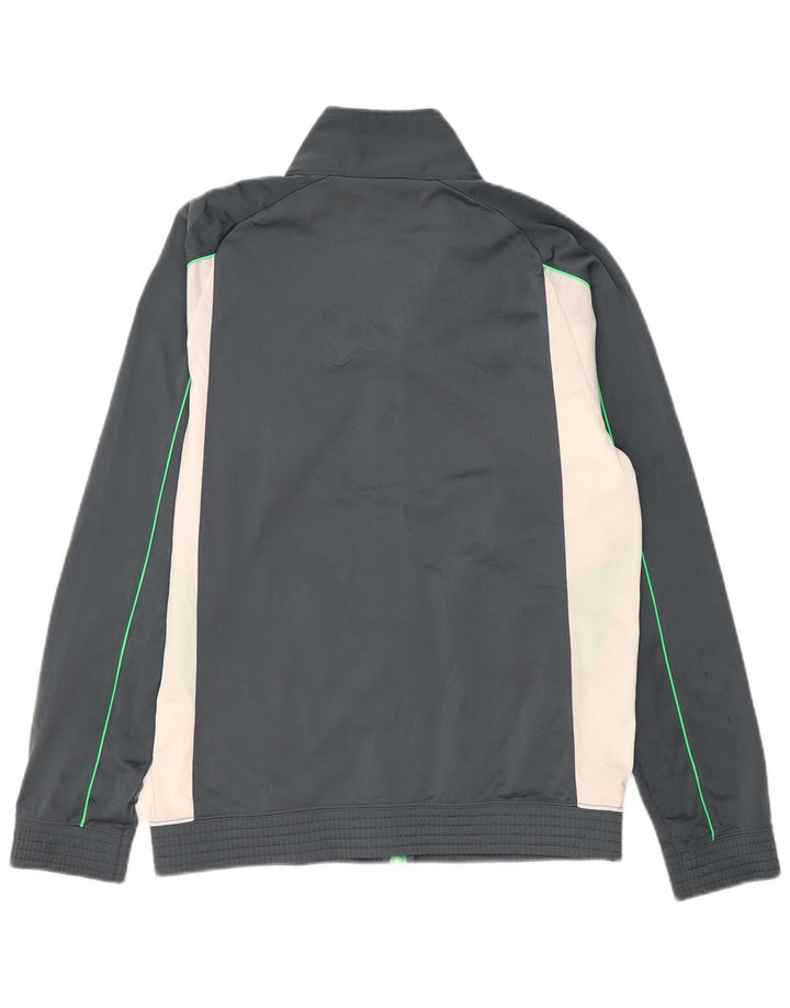 Champion Mens Tracksuit Top Jacket Large Grey Colourblock Polyester