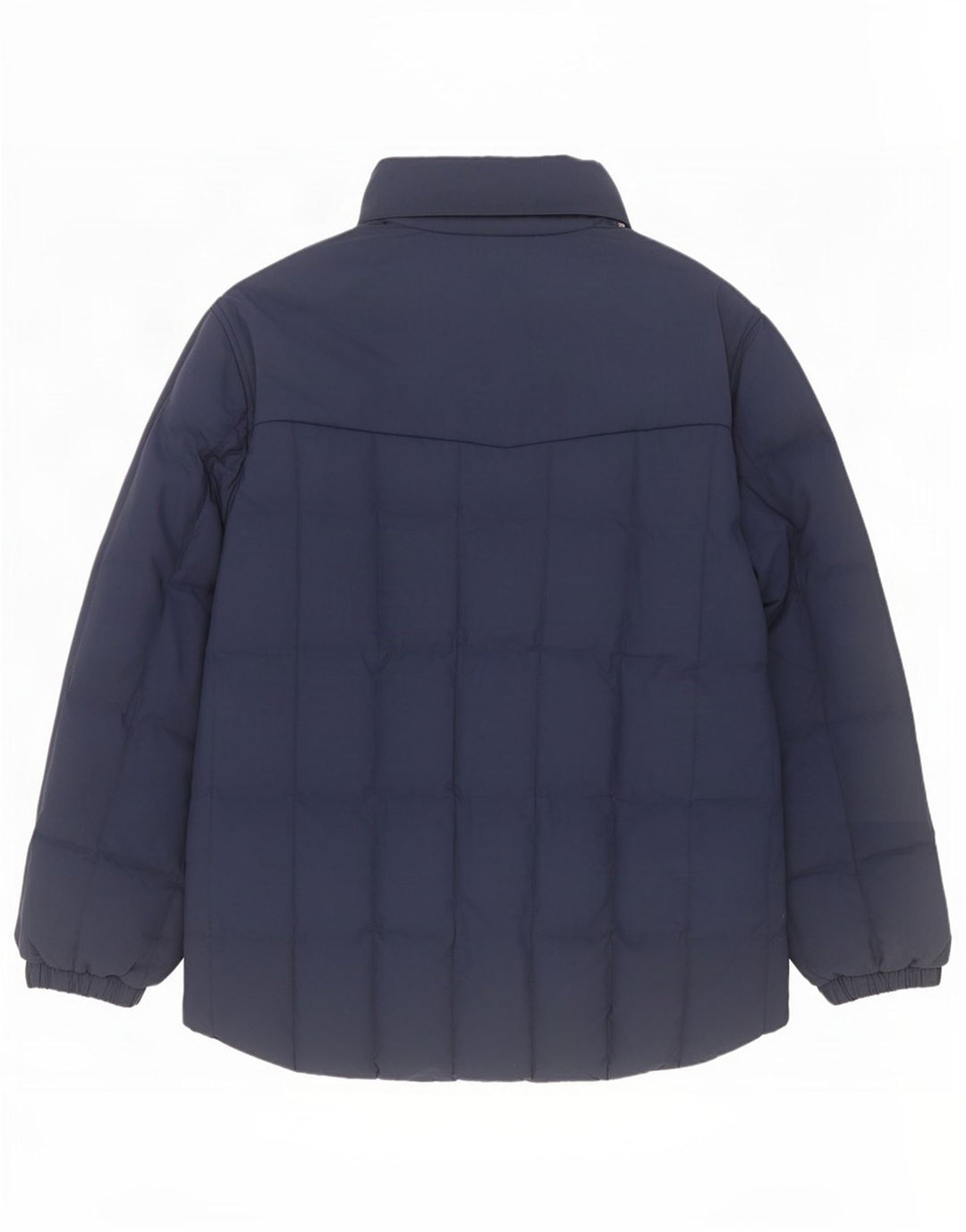 Lacoste Mens Hooded Padded Jacket Size 6 XL Navy Blue Polyester