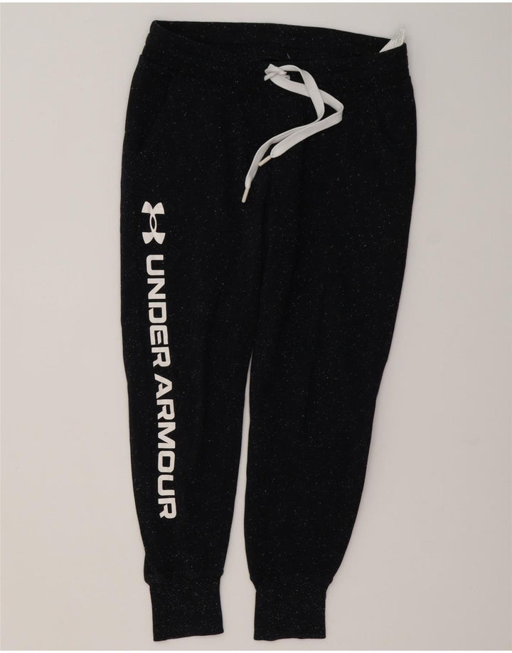 Under Armour Mens Graphic Tracksuit Trousers Joggers Medium Black Flecked