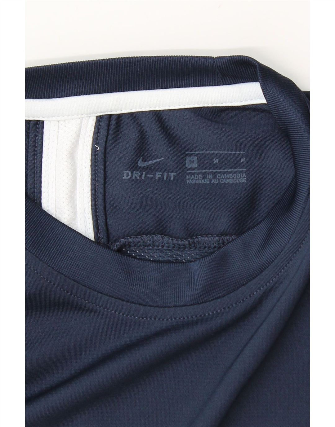 Nike Mens Dri Fit T-Shirt Top Medium Navy Blue