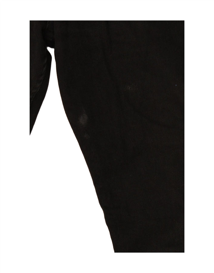 Zara Mens Slim Jeans EU 42 Large W32 L30 Black Cotton