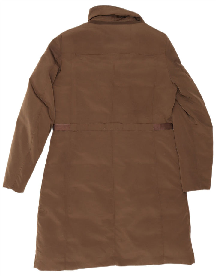 Geox Womens Oversized Padded Coat UK 10 Small Brown Polyester