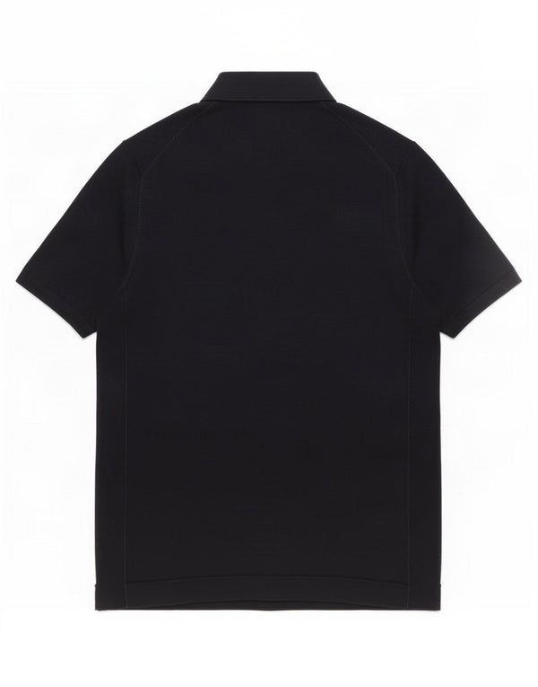 Massimo Dutti Mens Polo Shirt Large Navy Blue