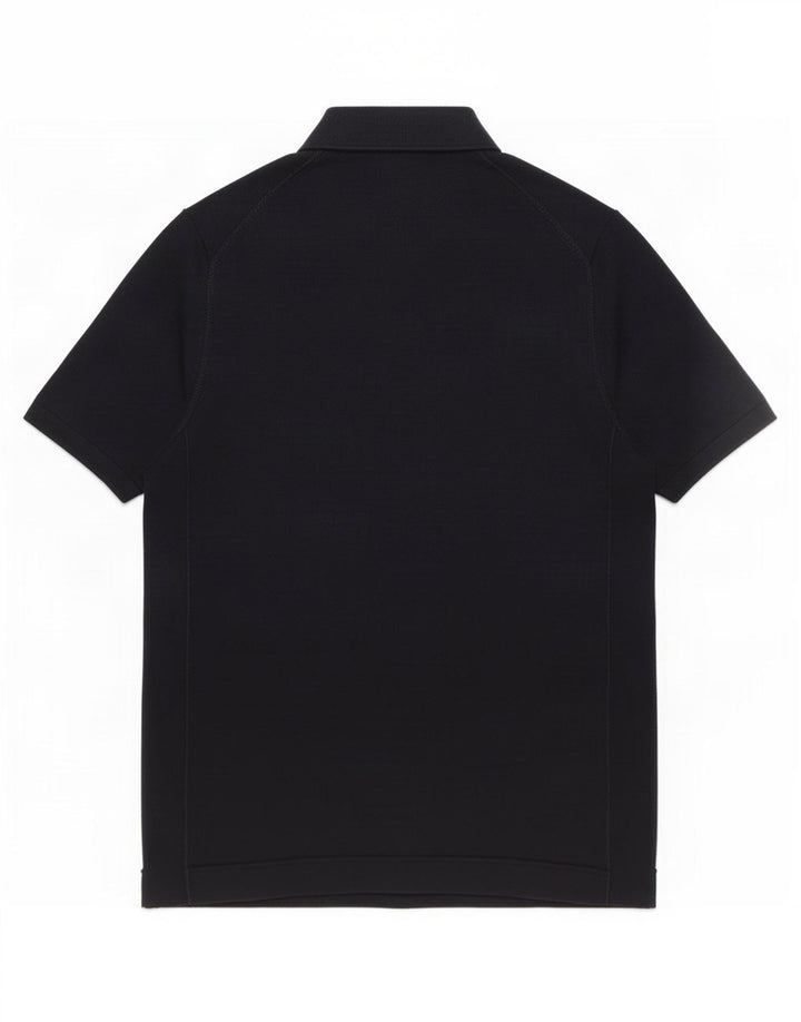 Massimo Dutti Mens Polo Shirt Large Navy Blue