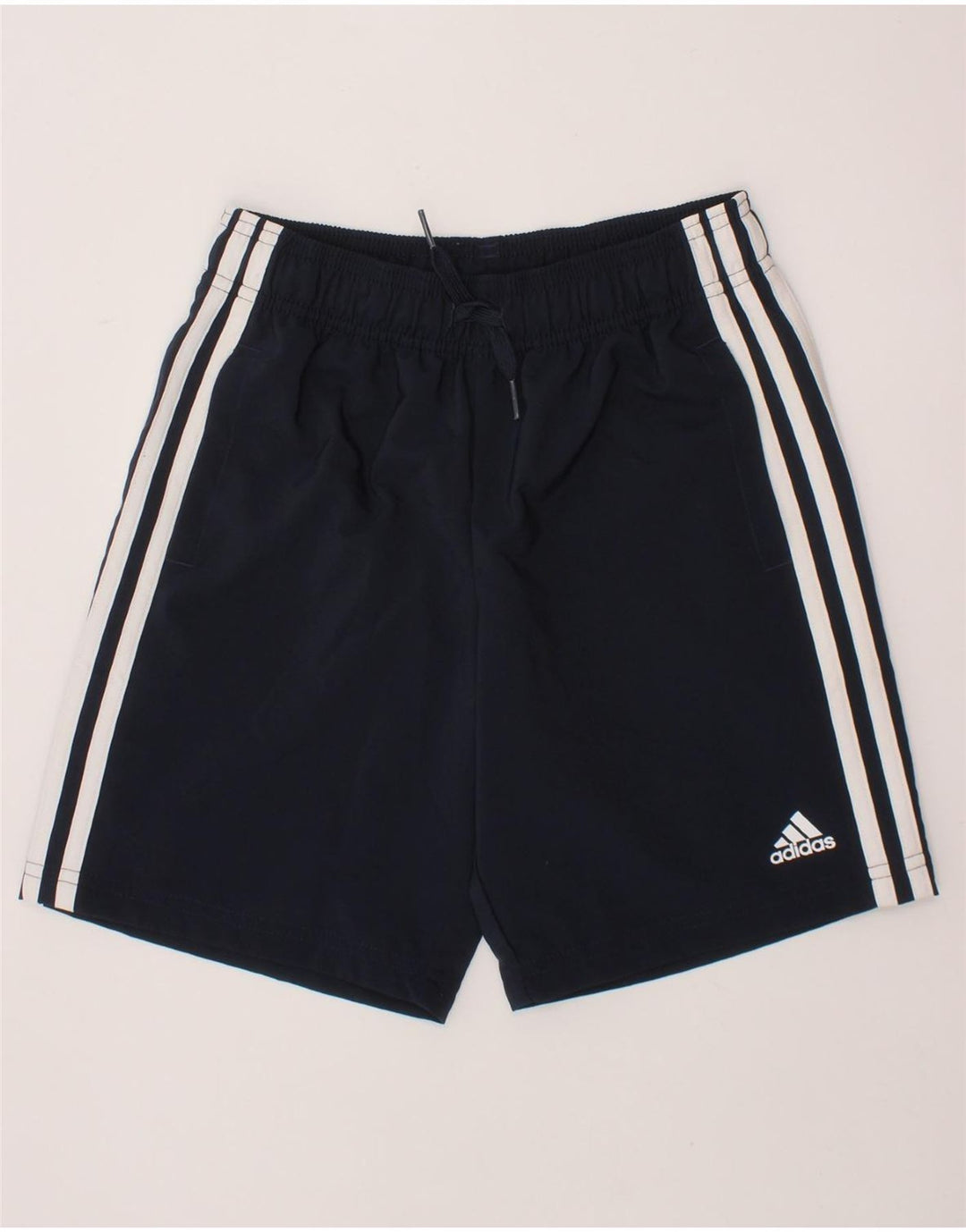 ADIDAS Boys Aeroready Sport Shorts 9-10 Years  Navy Blue Polyester