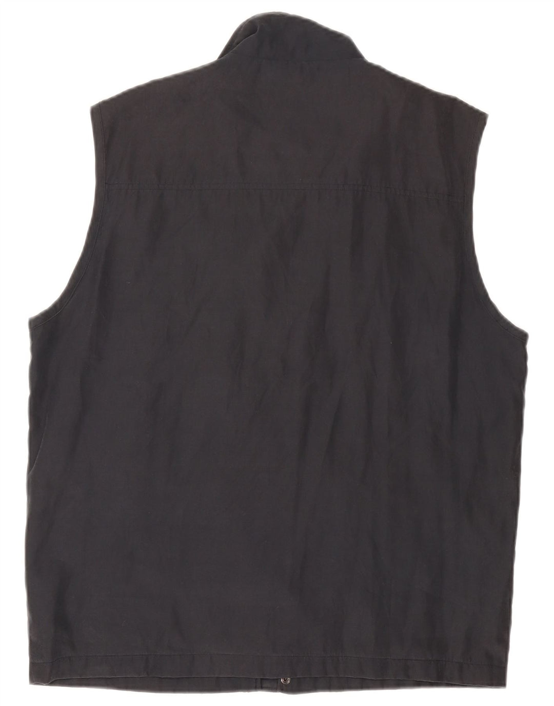 Wampum Mens Utility Gilet UK 42 XL Black Polyester