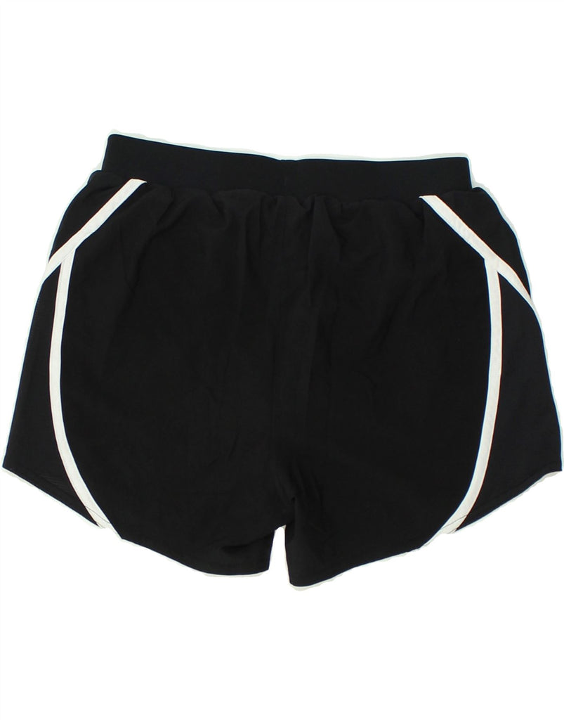 UNDER ARMOUR Womens Sport Shorts UK 6 XS Black Polyester | Vintage Under Armour | Thrift | Second-Hand Under Armour | Used Clothing | Messina Hembry 